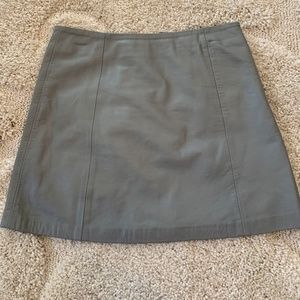 Topshop Leather Skirt